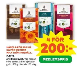Arvid Nordquist - Kaffe