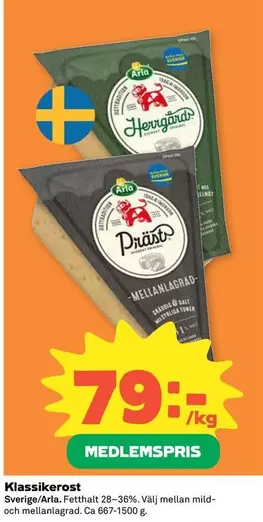 Arla - Klassikerost