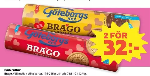 Göteborgs - BRÅGO KEX CHOKLAD