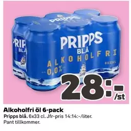 Alkoholfri öl 6-pack