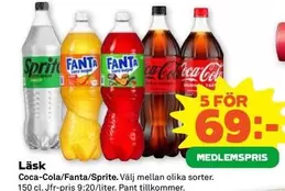 coca-cola - Coca-Cola/Fanta/Sprite