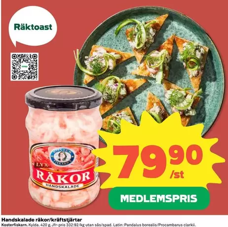Coop - Handskalade räkor