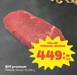 Biff premium