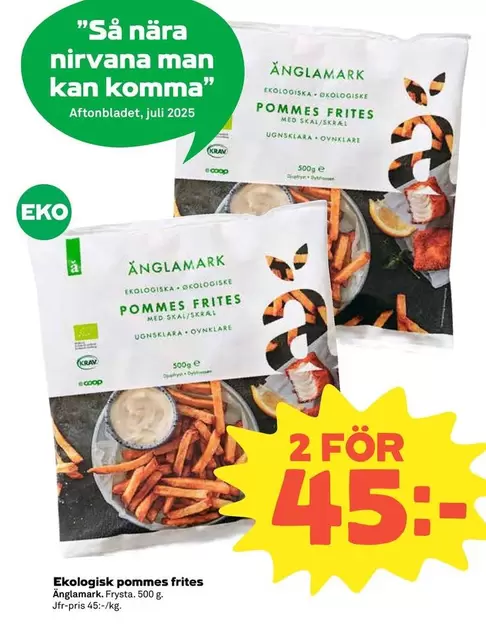 Änglamark - Ekologisk pommes frites