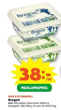 Bregott -  Mellan / Normalsaltat
