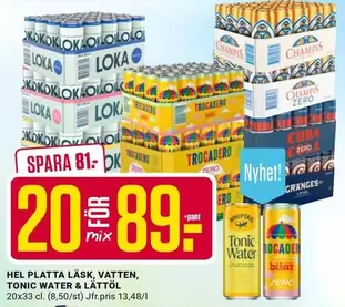 Loka - LÄSK, VATTEN, TONIC WATER & LÄTTÖL