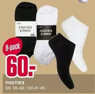 FOOTIES 8-PAKK