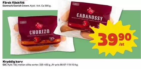 Danish Crown - Chorizo / Cabanossy