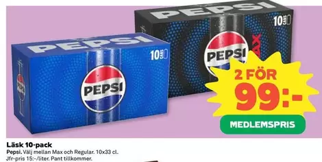 Pepsi - L
k 10-pack