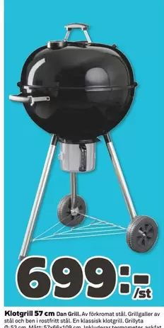 Klotgrill 57 cm