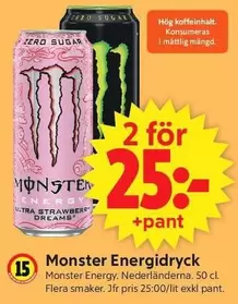 Monster energy - Monster Energidryck