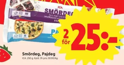 Smördeg, Pajdeg