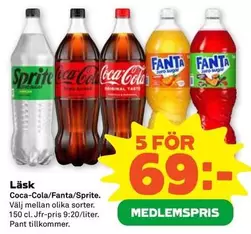 coca-cola - Coca-Cola/Fanta/Sprite