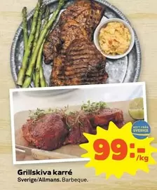 Grillskiva karré