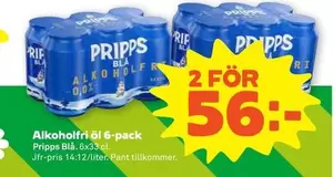 Alkoholfri öl 6-pack