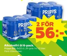 Pripps Blå Alkoholfritt 6-pack