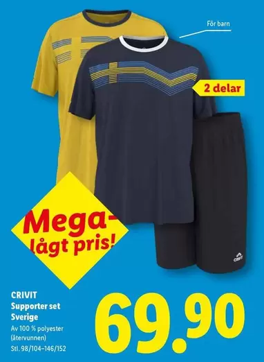 Crivit - Supporter set