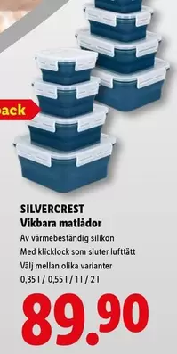 silvercrest - Vikbara matlådor