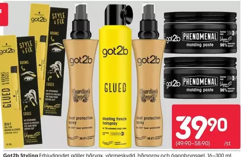 GOT2B - Styling Hairspray, Hairspray, Molding Paste