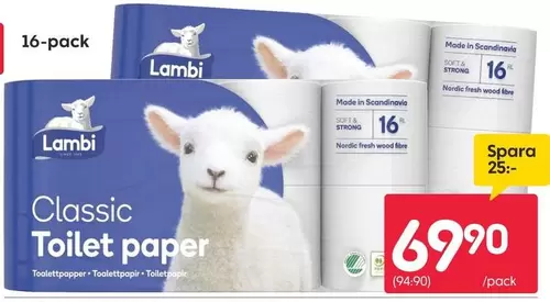 Lambi - Classic Toilet paper