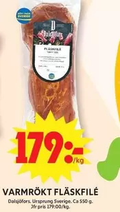 VARMRÖKT FLÄSKFILÉ