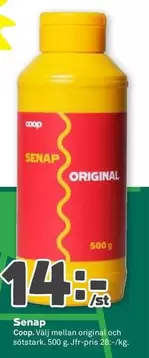 Coop - Senap Original