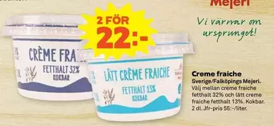 Falköpings Mejeri - Crème fraîche