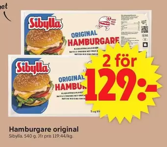 Hamburgare original