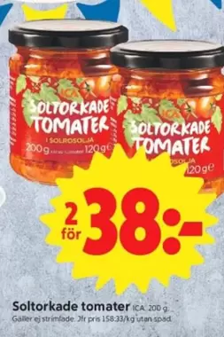 Soltorkade tomater