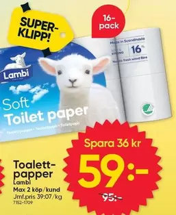 Lambi - Soft Toilet paper