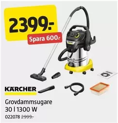 Kärcher - Grovdammsugare 30 l 1300 W