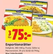 Dafgård - Enportionsrätter