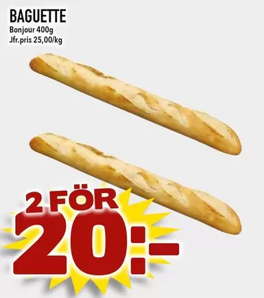 Bonjour - BAGUETTE
