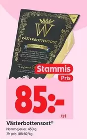 norrmejerier - Västerbottensost
