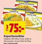 Enportionsrätter