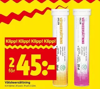 Vätskeersättning