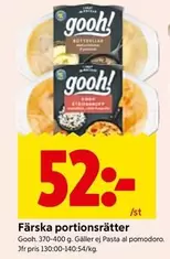 Gooh - Färska portionsrätter