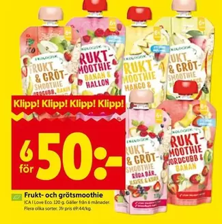 Frukt- och Grötsmoothie