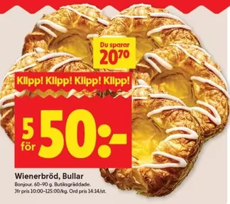 Bonjour - Wienerbröd, Bullar