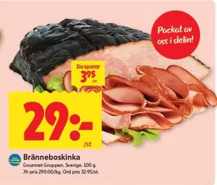Gourmet - Bränneboskinka