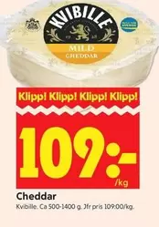 Kvibille - Cheddar