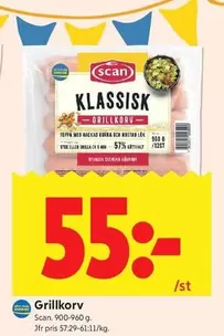 Scan - Grillkorv