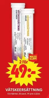 Vätskeersättning 20-pack