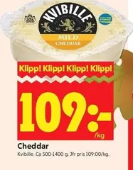 Kvibille - Cheddar