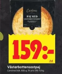 Carolines kök - Västerbottensostpaj