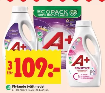 Flytande tvättmedel