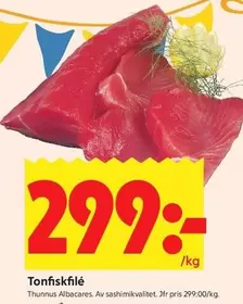 Tonfiskfilé