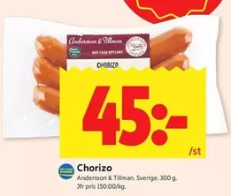 Andersson - Chorizo
