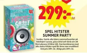 Mer - SPEL HITSTER SUMMER PARTY