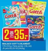 Malaco - Gott & Blandat